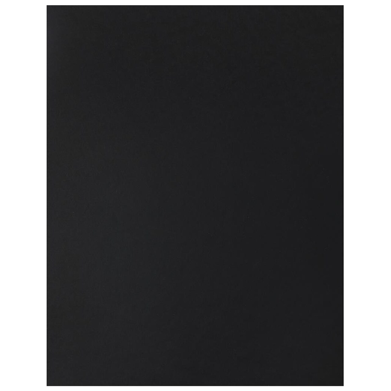 PA Paper Accents Smooth Cardstock 8.5" x 11" Black, 80lb colored cardstock paper for card making, scrapbooking, printing, quilling and crafts, 25 piece pack